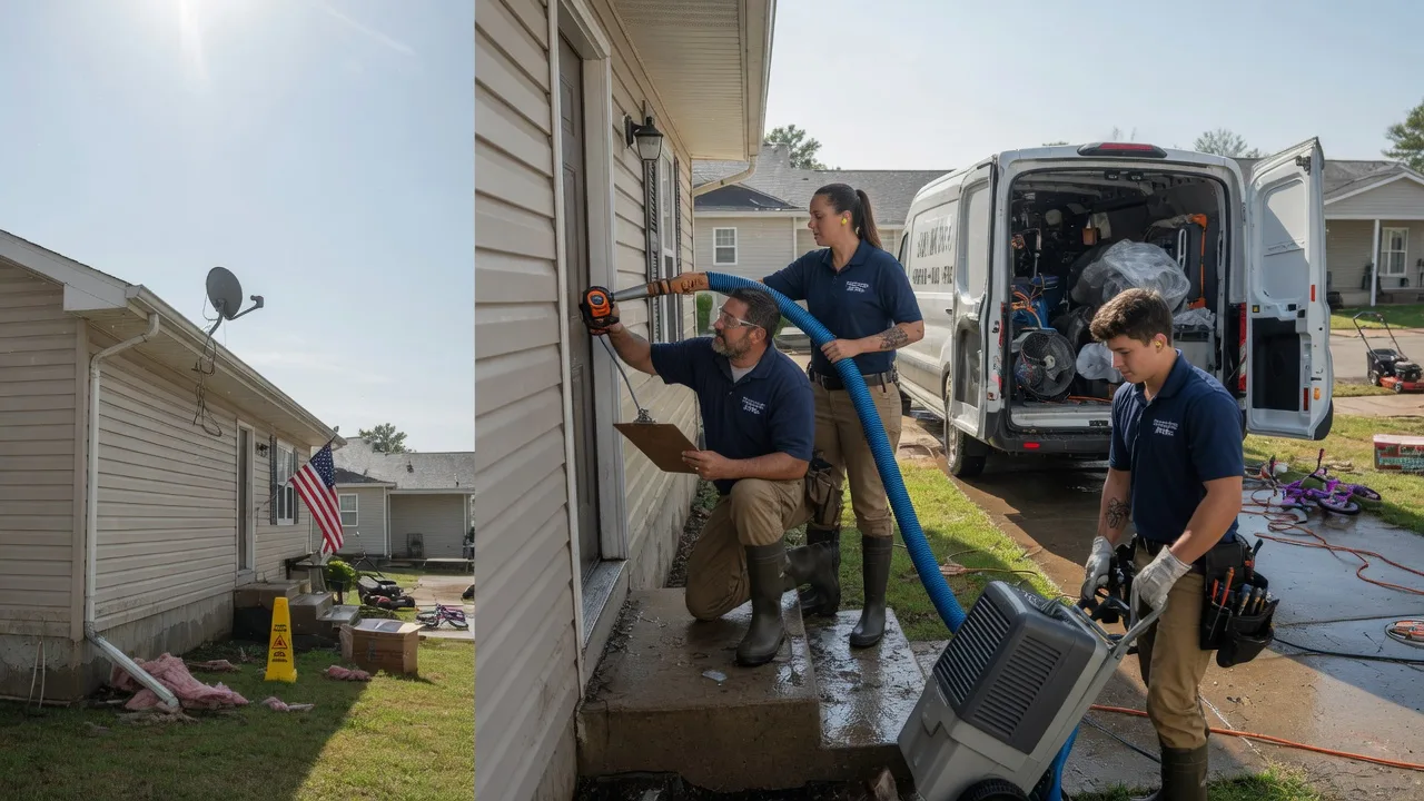 Ceiling Water Damage Restoration in Illinois near me